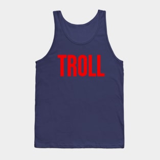 Troll, Red Minimal Tank Top